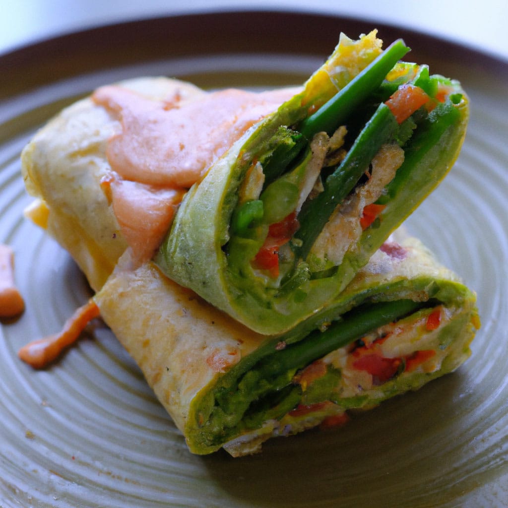 Home 8 Effortless Veggie Omelette Roll