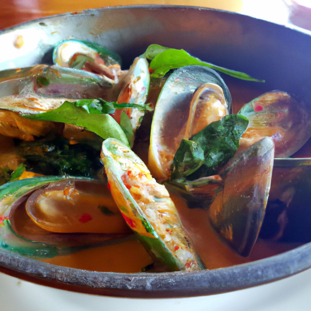 Home 6 Thai Coconut Curry Mussels