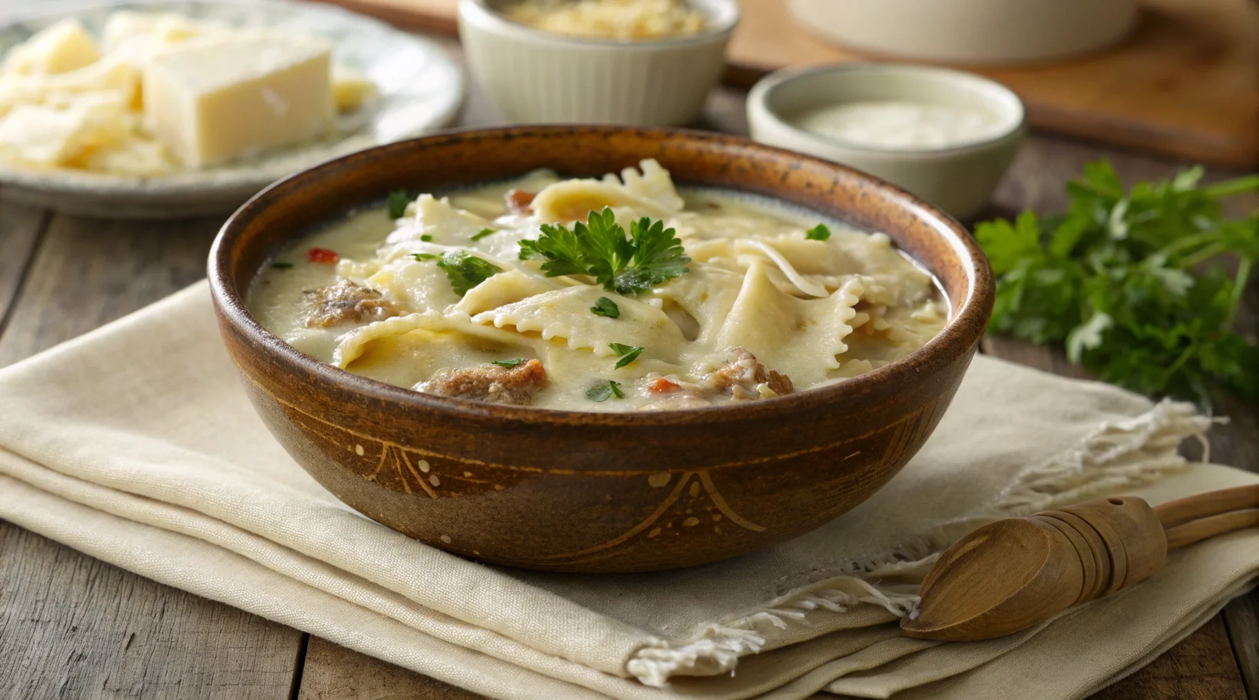 Home 9 Creamy Alfredo Lasagna Soup Recipe – 30-Min Comfort Dish for Cold Days
