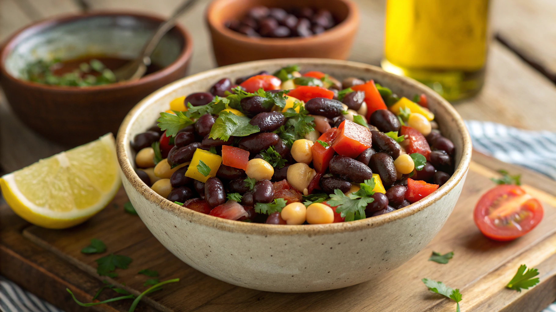 Home 7 10-Minute Dense Bean Salad Recipe: Nutritious, Quick, and Perfect for Any Meal